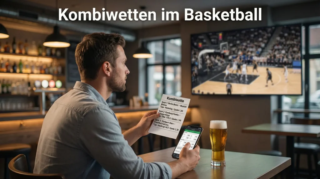 Basketball Kombiwetten — Wettschein mit mehreren NBA-Spielen