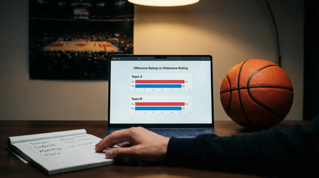 Offensive und Defensive Rating im Basketball — Kennzahlen für Wettanalyse