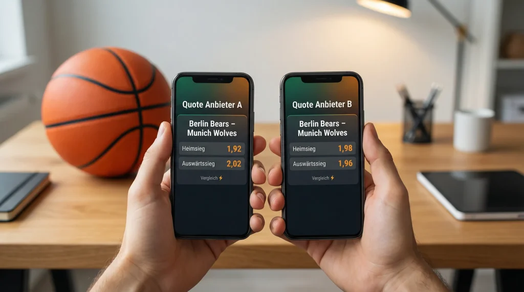 Surebet Basketball — Arbitrage-Wetten zwischen Anbietern finden und nutzen